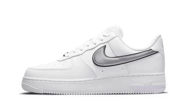 Nike Sko Air Force 1 Low Essential Hvid Metallic Sølv